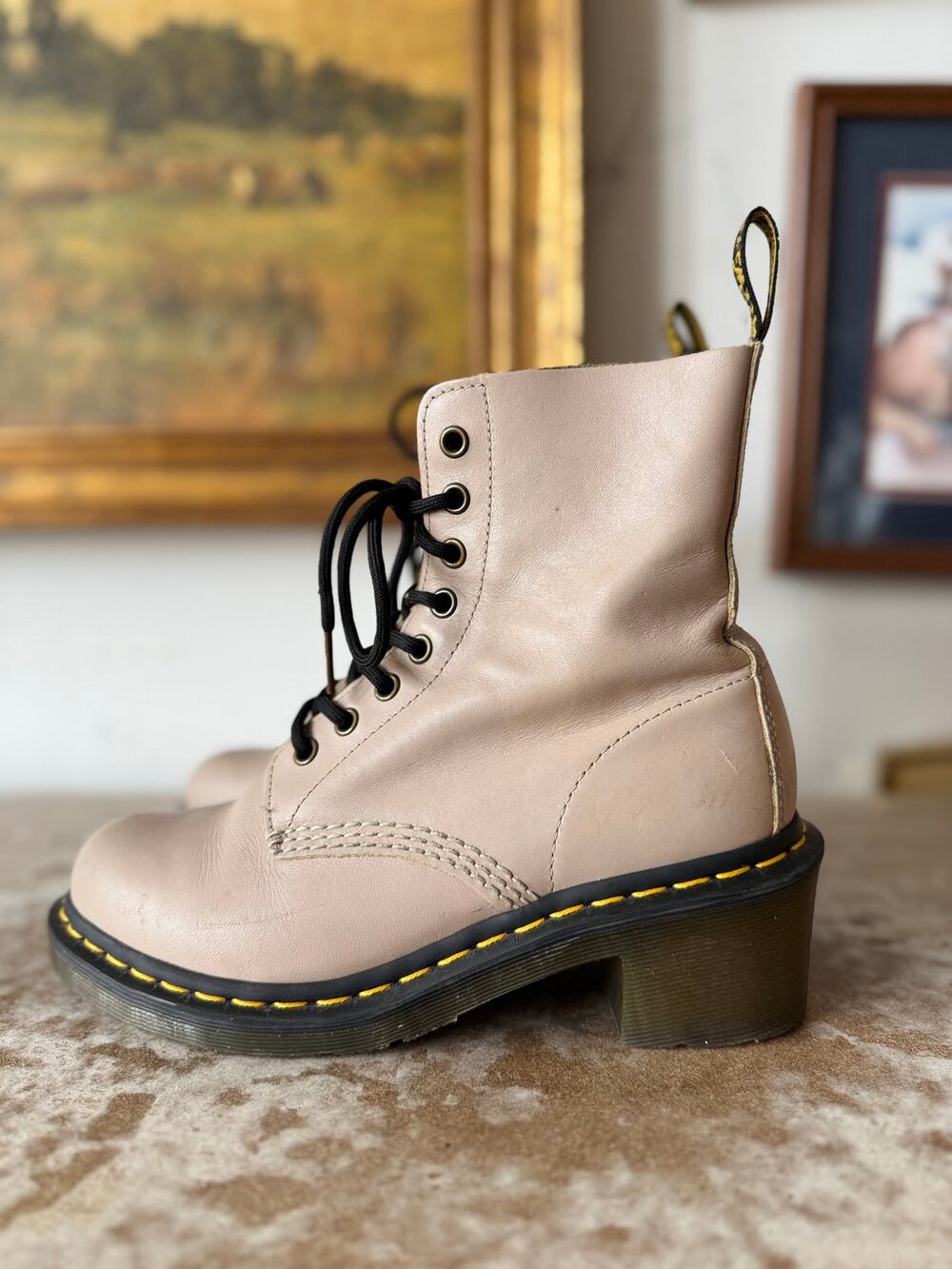 Dr. Martens Clemency Heeled Boots Ladies Size 7